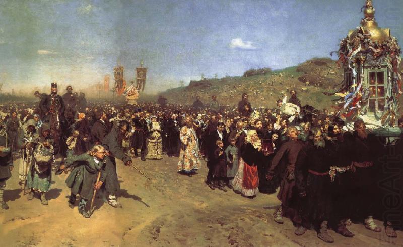 Religious Procession in the Province of Kursk, Ilya Repin